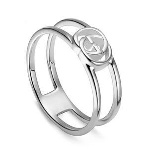 Gucci Interlocking G Silver Ring
